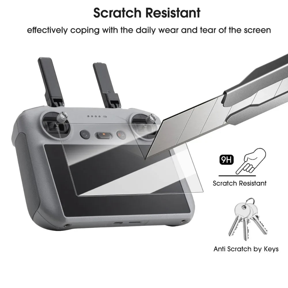 Tempered Glass Screen Protectors for DJI RC 2/1 Remote Control Anti-scratch Films Glass HD Clear Protective Film for DJI RC RC2
