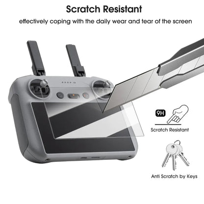 Tempered Glass Screen Protectors for DJI RC 2/1 Remote Control Anti-scratch Films Glass HD Clear Protective Film for DJI RC RC2