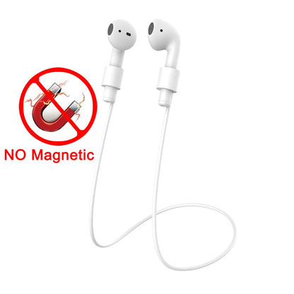 Silicone Wireless Bluetooth Headphone Neck Strap Cord String For AirPods Pro 1 2 3 Magnetic Anti-Lost Silicone Earphones Rope