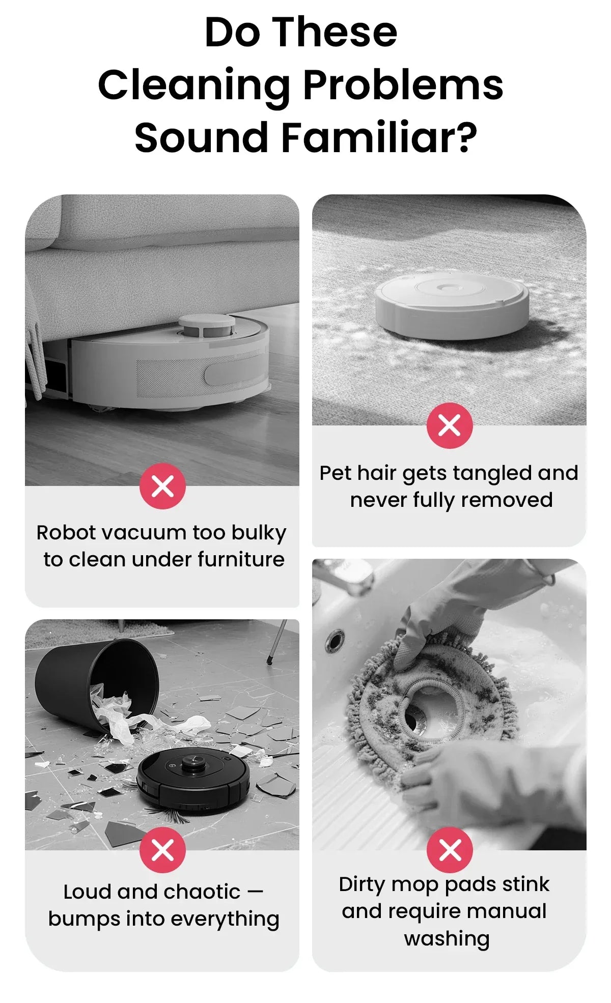 LEFANT M2L Plus Robot Vacuum Cleaner with Mapping, 6000Pa Suction, Emptying Station, Automatic Washing and Drying, DTOF Laser