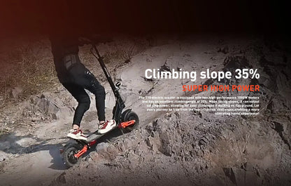 JOYOR T10 Adult Electric Scooter 1000W*2 Motor 60V18AH Battery Off-Road Escooter 10" Off-Road Tire Foldable E-Scooter