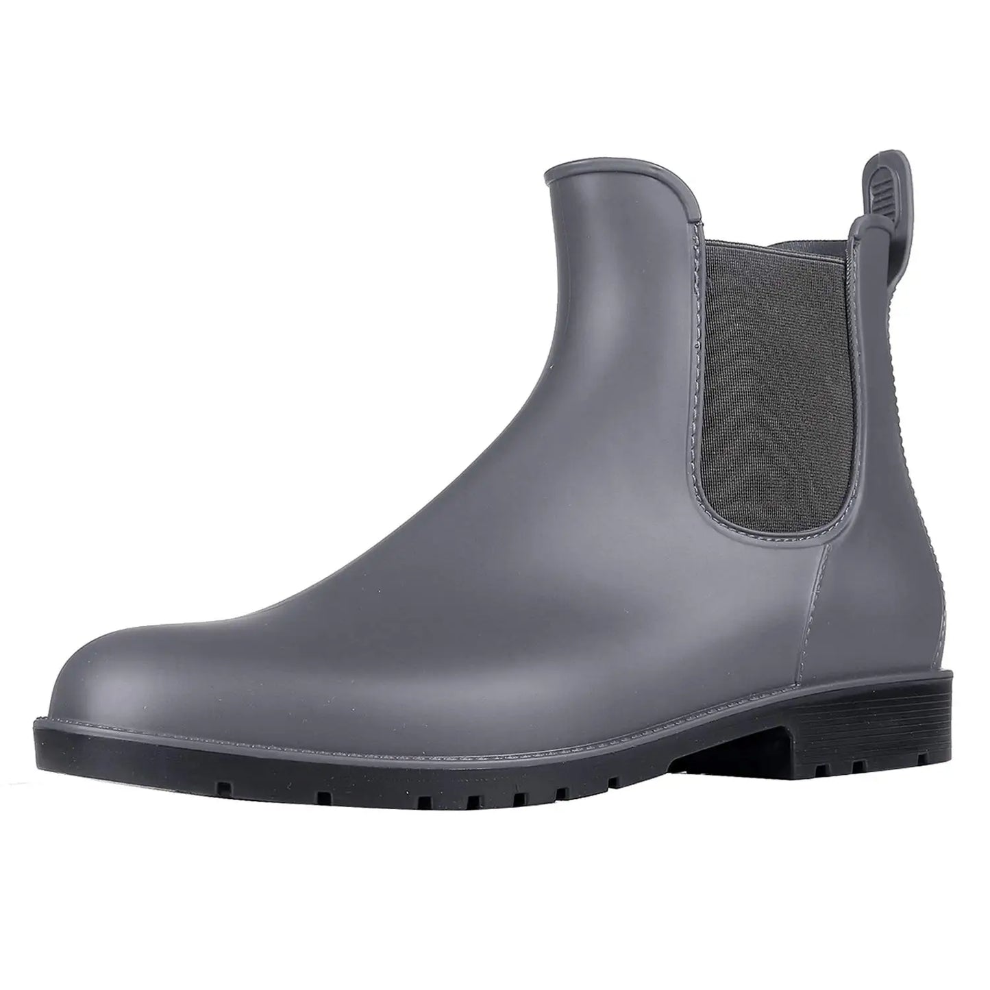 Evshine Fashion Short Rain Shoes For Women New Lady Chelsea Boots Outdoor Anti-slip Waterproof Rain Boots Sodt Rubber Ankle Boot