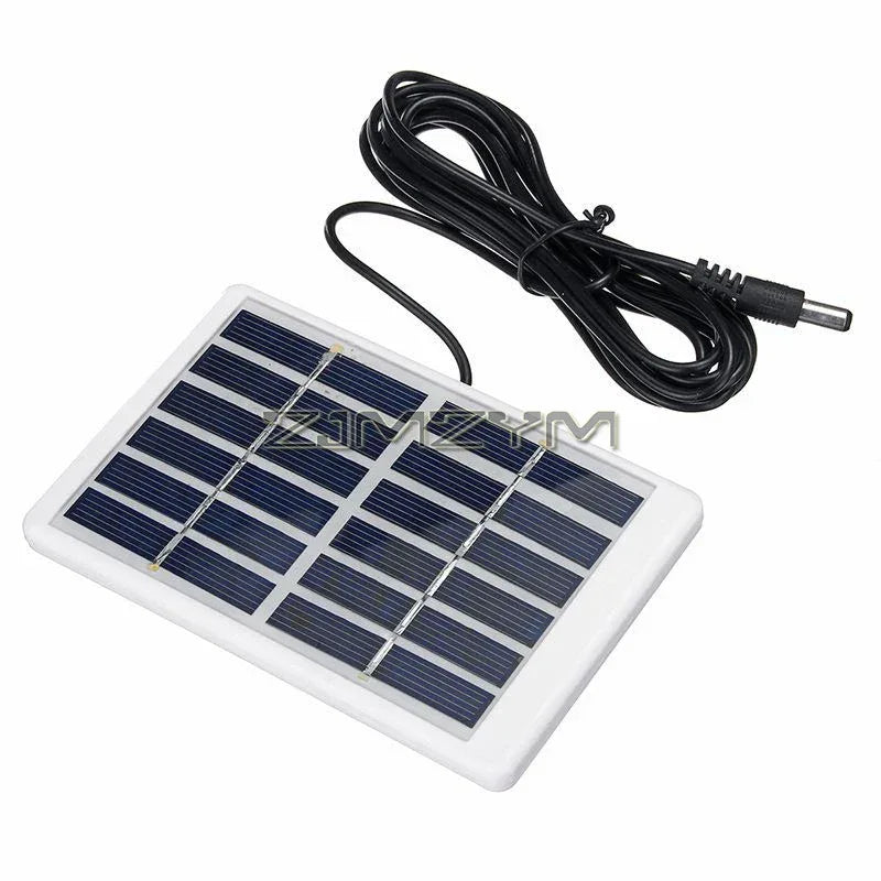 1.2W 6V Solar Panel Portable Solar Charger with DC Output for Portable Power Station, Power Bank, Phone, Laptop, Camping
