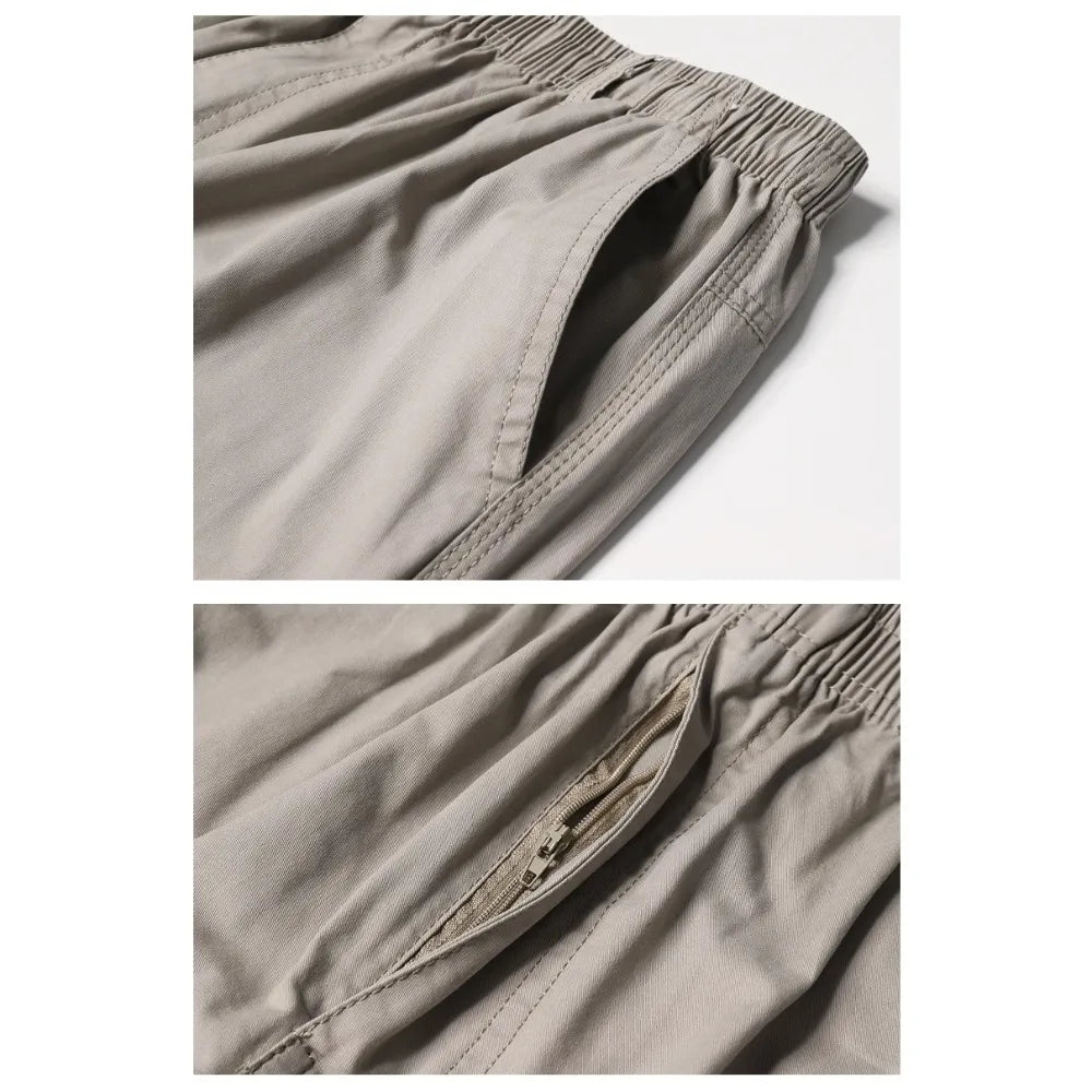2026 Men's Cargo Pants Summer Spring Cotton Work Wear New In Large Size 6XL Casual Climbing Joggers Sweatpants Hombre