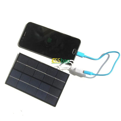 5V USB Solar Charger Outdoor Portable Waterproof Hiking Camping for Power Bank Phone Small Electronics  portable solar panel