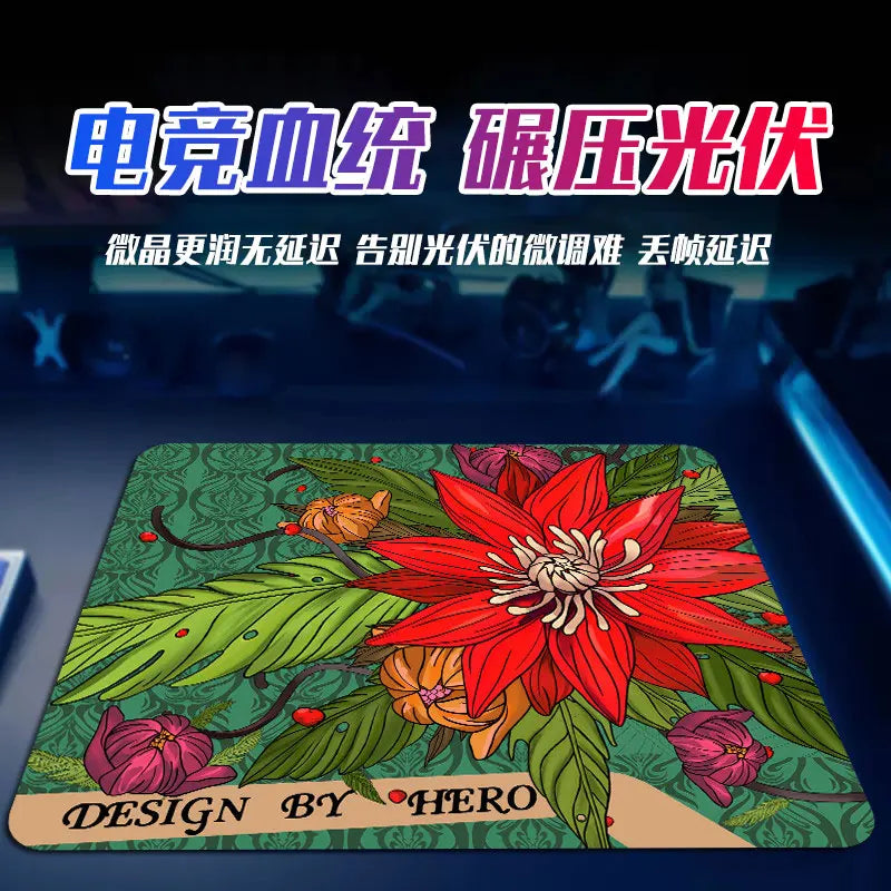 Skypad SORA YUME Glass Gaming Mouse Pad 260x210mm Smooth Frosted Surface Customize Mat FPS Office Esports Game Glass Mouse Pads