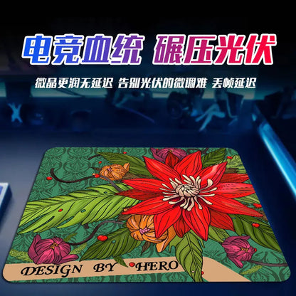 Skypad SORA YUME Glass Gaming Mouse Pad 260x210mm Smooth Frosted Surface Customize Mat FPS Office Esports Game Glass Mouse Pads