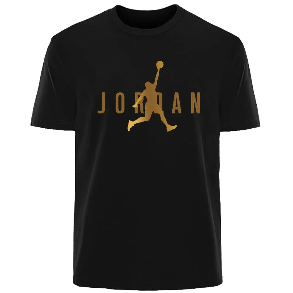 2026 Men's New High Quality Short Sleeve T-shirt Cotton Sweat Absorption Printed Sports T-shirt Men Casual Fashion Short Sleeve