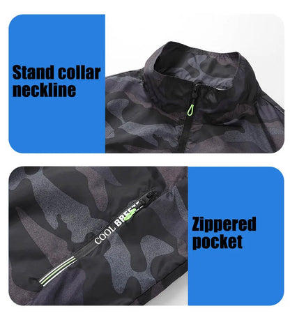 Summer Cool Vest Cooling Fan Vest Men Women Cooling Vest Work Sport Outdoor Camping Fishing Summer Cool Jacket