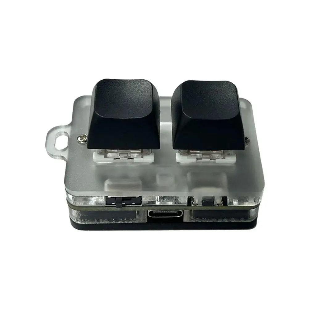 2.4G 2-key Customize Bluetooth Keyboard Knob With RGB Light Copy Paste Shortcut Key E-sports Game Mini Keyboard USB external