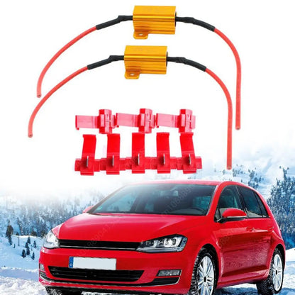 2Pcs Car LED Canbus Decoder 25W 25Ohm Load Resistors for Automobile Turn Signal Lantern License Plate Lamp Resistors Resistance