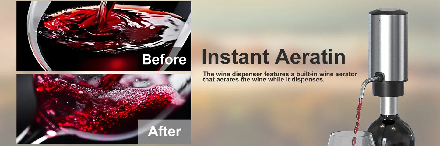 Rechargeable Electric Red Wine Openers Automatic Corkscrew Wine Openers Set Foil Cutter Wine Stopper Wine Pourer Christmas Gifts