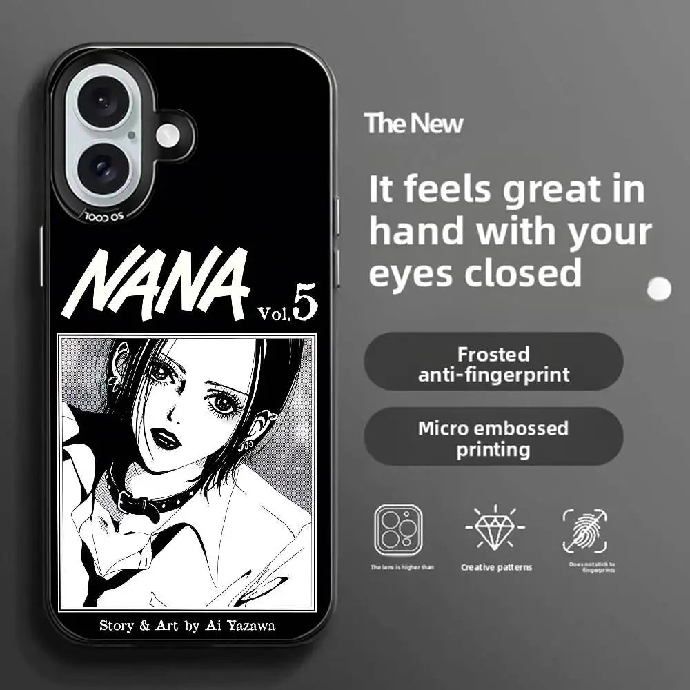 Anime Nana Osaki Phone Case Color-changing Transparent IPhone 11-16 Anti-fall TPU Case, Slim Fit.