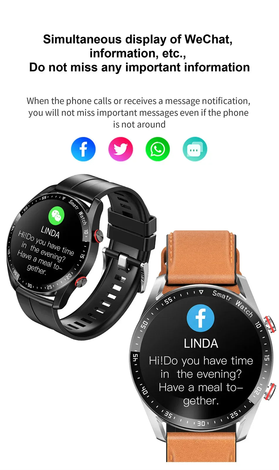 2024 New Bluetooth Call Smart Watch Men Waterproof Sport Fitness Tracker Weather Display Man Smartwatch Para Android IOS Watch