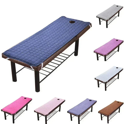 Home Textile Solid Color Anti Slip Winter Mattress for Beauty Salon Massage SPA
