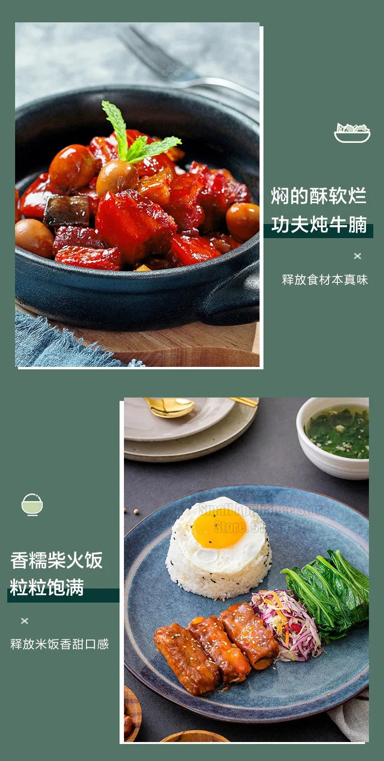 SUPOR 2.3L Electric Pressure Cooker Mini Rice Cooker Small Stainless Steel Electric Cooker High Quality Kitchen Appliances