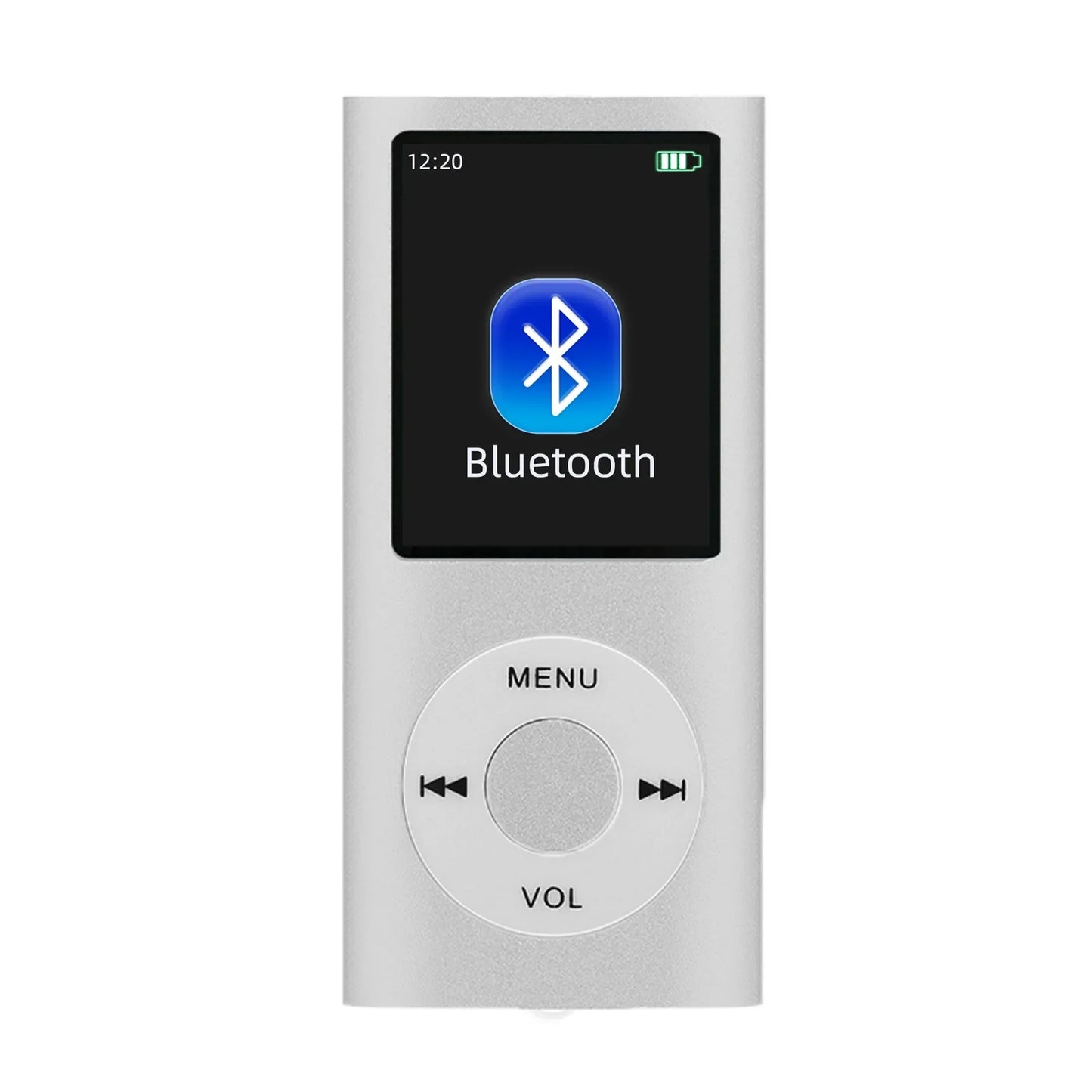 MP3 Player with Earphone Data Cable Stylish Multifunctional Lossless Sound Slim 1.8 Inch LCD Screen Portable MP3 Music Players