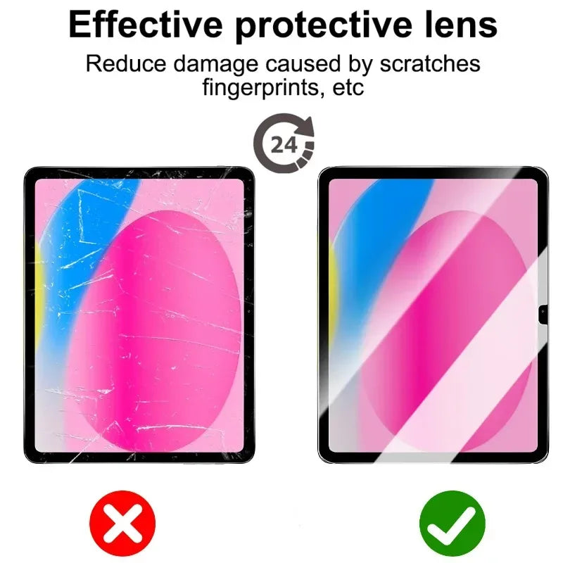 For IPad A16 11th 2025 Tempered Glass Shatterproof Screen Protectors for IPad 11th 10th Air 11 11inch 13 13inch Protective Film