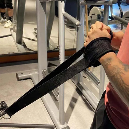 Heavy Fitness Duty Arm Biceps Triceps Rope Strap Weight Lifting Bodybuilding Strength Training Pulldown Cable Attachment