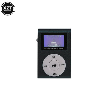 Mini MP3 Portable TF Card SD Card Slot Metal Clip USB Sport Digital Music Walkman Lightweight  For Sports Running Citywalk