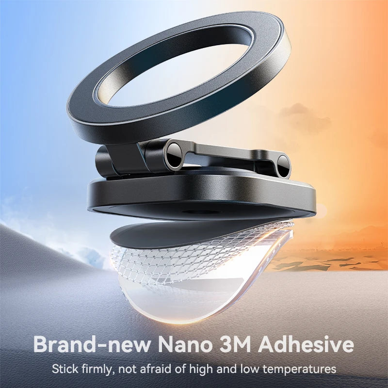 Joyroom Magnetic Car Phone Mount Strong Magnet Foldable Car Mount 360° Rotatable Car Phone Holder For 4.7-7.0 phones