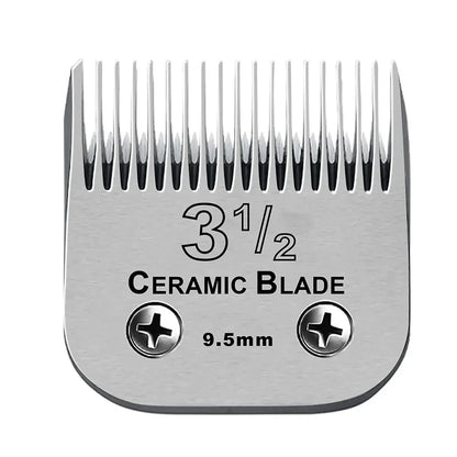 Pet Dog Cat Detachable Ceramic Blade Compatible with Andis,Oster A5 & 76,Wahl KM 10 Series Animals Grooming Clippers