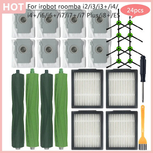 E5 E6 E7 Filter Dust Bag For irobot roomba i2 i3 i3+ i4 i4+ i6 i6+ i7 i7+ i7 Plus i8+ Replacement Main Side Brush Vacuum cleaner