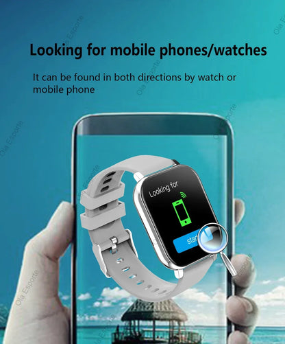 2026 New Smart Watch For Android IOS 1.83Inch Color Screen Bluetooth Call Blood Oxygen/Pressure Monitoring Smart Watch Women Men