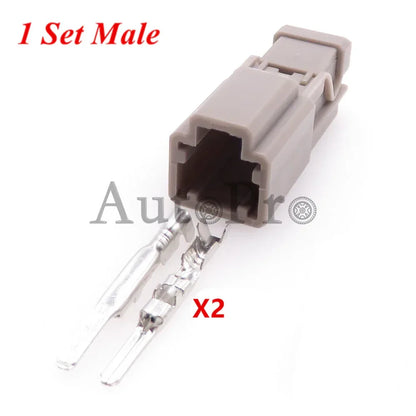 1 Set 2 Hole 6098-0240 6098-0239 AC Assembly Auto Wiring Harness Plastic Housing Unsealed Socket Car Trunk Lock Plug For Honda