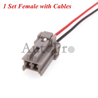 1 Set 2 Hole 6098-0240 6098-0239 AC Assembly Auto Wiring Harness Plastic Housing Unsealed Socket Car Trunk Lock Plug For Honda