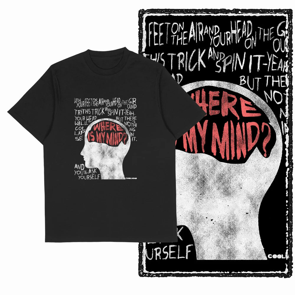 Coolmind U4 Streetwear Cool Print Exclusive Graphic T shirt fo men 100% Cotton Big Size vintage BLACK men's novelty tee shirt