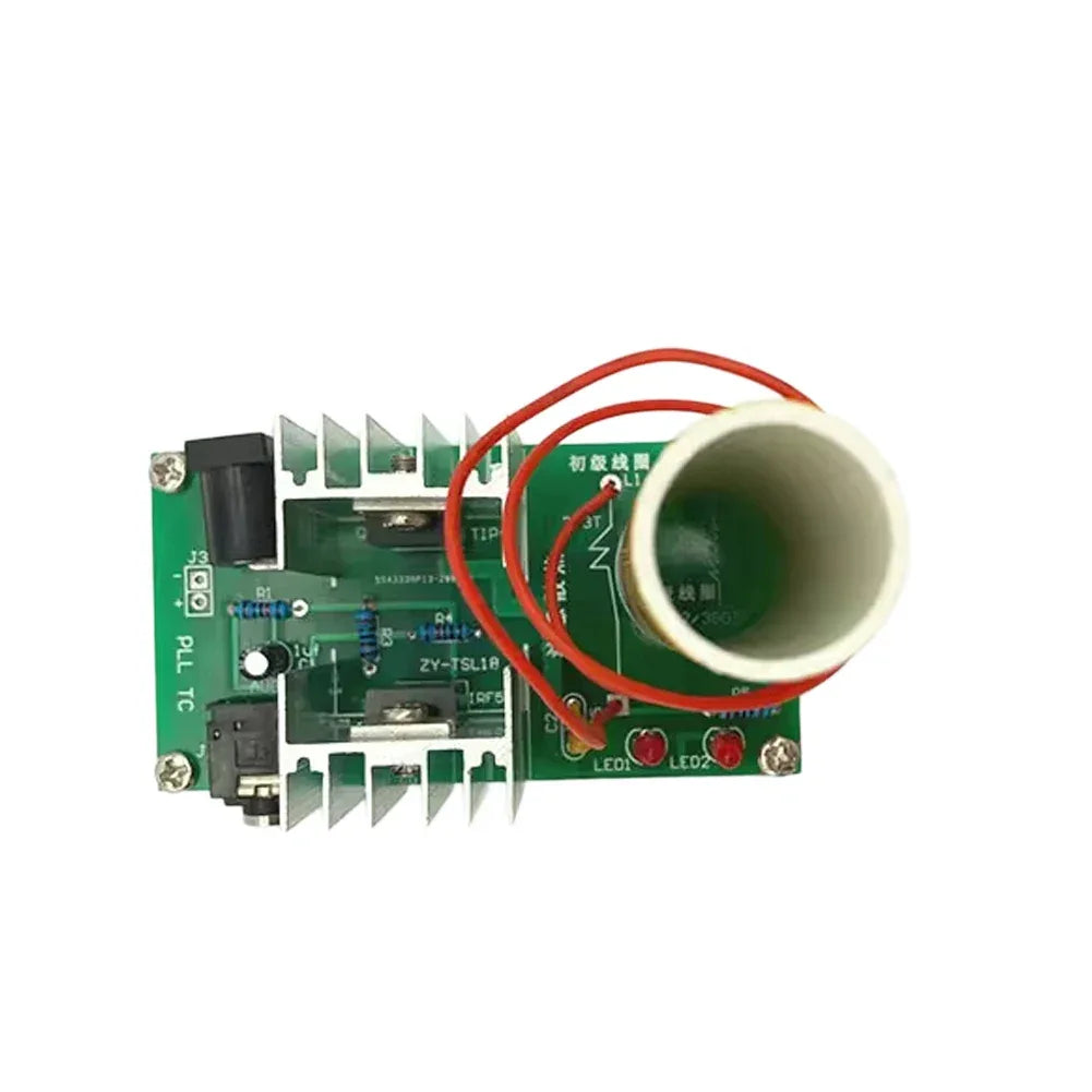 DIY Mini for Tesla Coil Kit DIY Music Loudspeaker Board Arc Experiment High Temperature High Pressure Plasma 15W DC 15-24V 2A