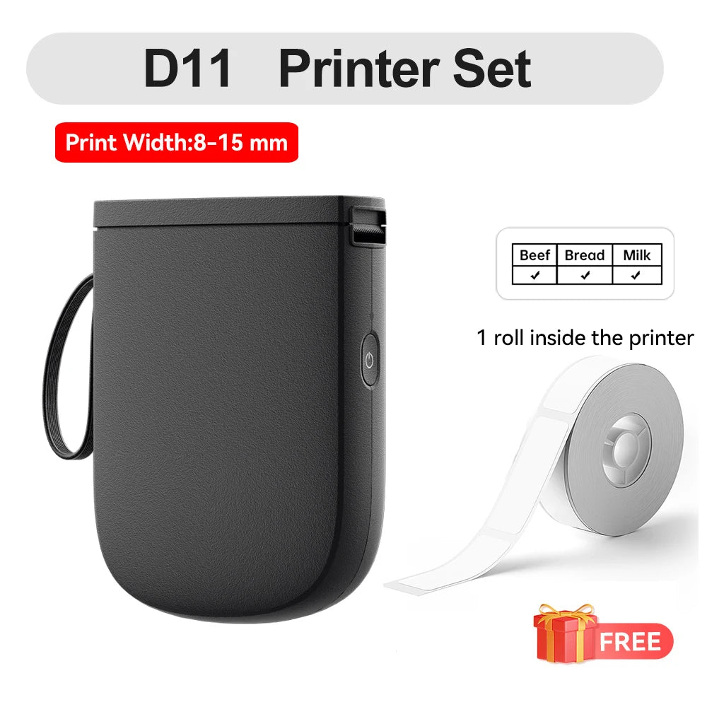 Niimbot D11 D110 D101 H1S Mini Thermal Printer Pocket Label Maker USB Bluetooth Label Stick Printer Inkless DIY Name Price Tag