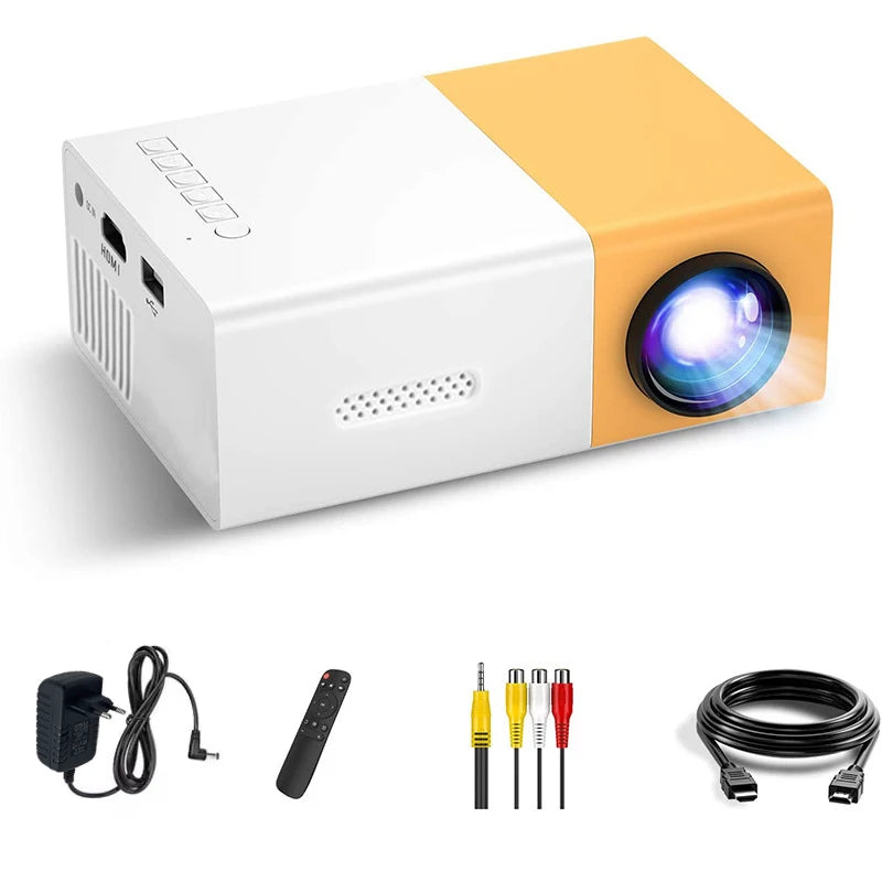 Ultra high definition 4K projector, home TV, bedroom, living room, wall projection, home cinema, mobile phone screen projection
