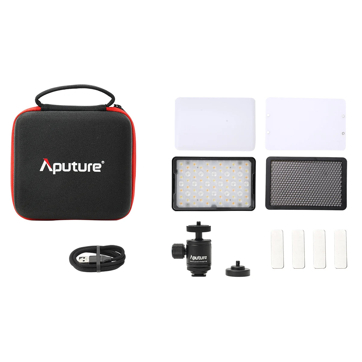 Aputure MC Pro RGBWW LED Light, 2000K-10000K Support Magnetic Attraction IP65 Protection 15 Built-in Light Effects App Control