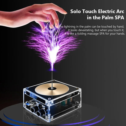 Tesla Coil Speaker Plam Music Loudspeaker Wireless Lighting High Frequency Pulse Test Apparatus for Experiment Science Education