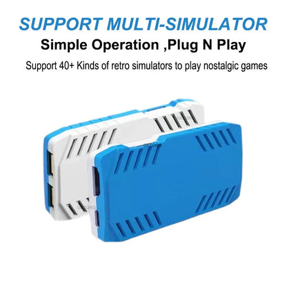 New TV Game Console 128G Built In 50000 Retro Games 50 Emulators Videojuegos Consola Dual Wireless Gamepad X10 Pro Game Stick 4K