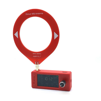 SI4732 0.5-108mhz Portable Radio LSB USB AM FM Pocket Mini Radio 1.9inch IPS Screen All Band Radio Receiver HF SW MW VHF Radio