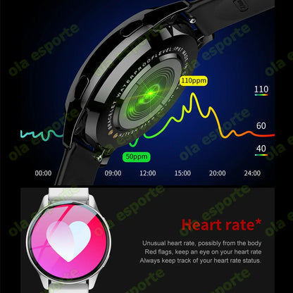 Smartwatch Women Watch 6 Health Monitoring Watch Waterproof Voice Assistant Bluetooth Call Smart Watch 2026 New Sports Watch