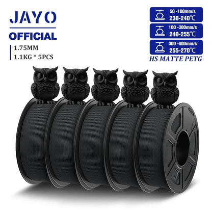 JAYO PLA/PLA META/PETG/SILK/PLA+/Wood/ ABS/Marble 3D Printer Filament 1.75mm 5KG 3D Printing Materials for 3D Printer&3D Pen