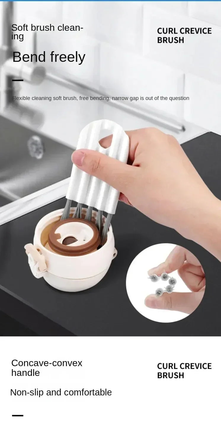 Multi-purpose Fine Dust Cleaning Brush for Mobile Phone, Earphone, Headset, Keyboard, Cup Cover & Card Slot