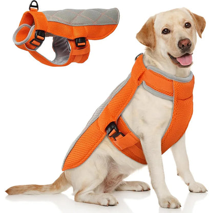 Cooling Vest - Breathable Dog Vest for Hot Summer Days - Adjustable & Lightweight Cooling Jacket with Reflective Strips