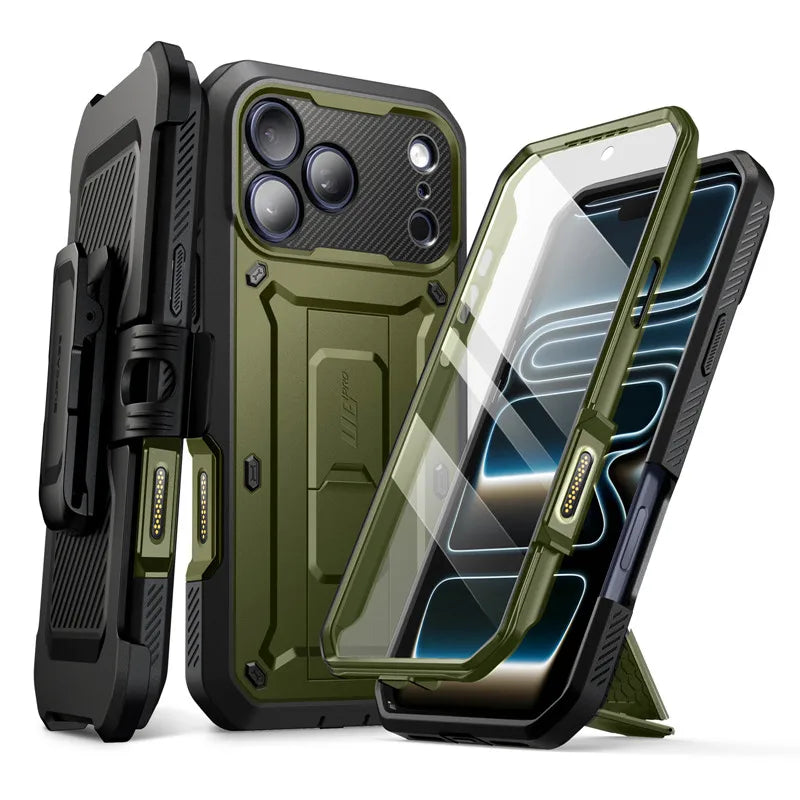 SUPCASE For iPhone 17 Pro Max Case 6.9" (2025) UB Pro Full-Body Heavy Duty Rugged Phone Case with Built-in Screen Protector
