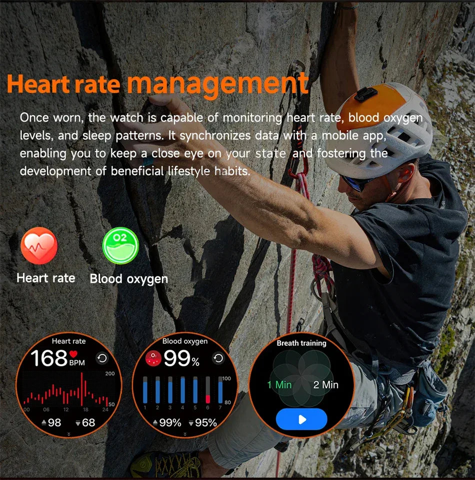 LIGE AMOLED Smart Watch Men with Flashlight Sports IP68 Waterproof Fitness Tracker Bluetooth Call Smartwatch Man for Android iOS