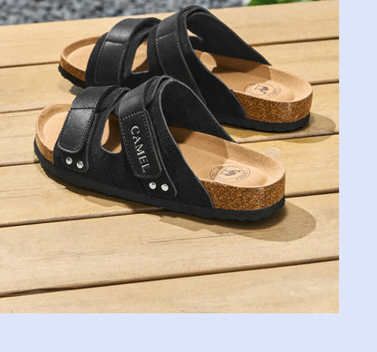GOLDEN CAMEL Men's Shoes Non-slip Retro Breathable Casual Shoes for Men Women Beach Sandals Summer Fashion Shoes Luxury