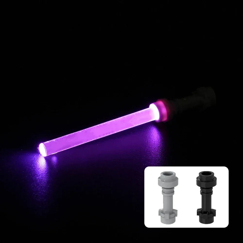 Famous Star Movies LED USB Glowing Light saber Building Block Weapon Accessories Toys Children Boy Educational Birthday Toys DIY
