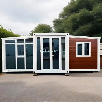 Prefabricated Container House Mobile Expand Container House Portable Small Family Modern Villa Family Waterproof Home Container