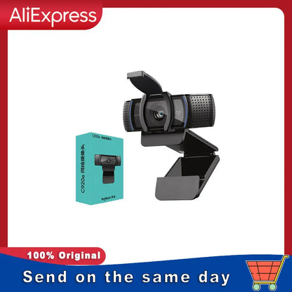 Logitech C920e HD Pro Webcam Widescreen Video Chat Recording USB Smart 1080p Web Camera For Computer C920 Upgrade Version CMOS