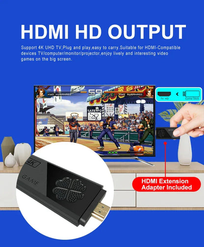 TV Stick M8II Video games devices DDR3 CPU-RK3032 Support expand 32GB 20000+ Games Wireless Controller Switch TV Stick