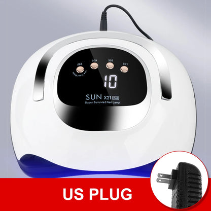 Professional 72 LEDS UV LED Nail Lamp For Fast Gel Nail Polish 320W Nail Dryer With 4 Timer Automatic Sensing For Salon